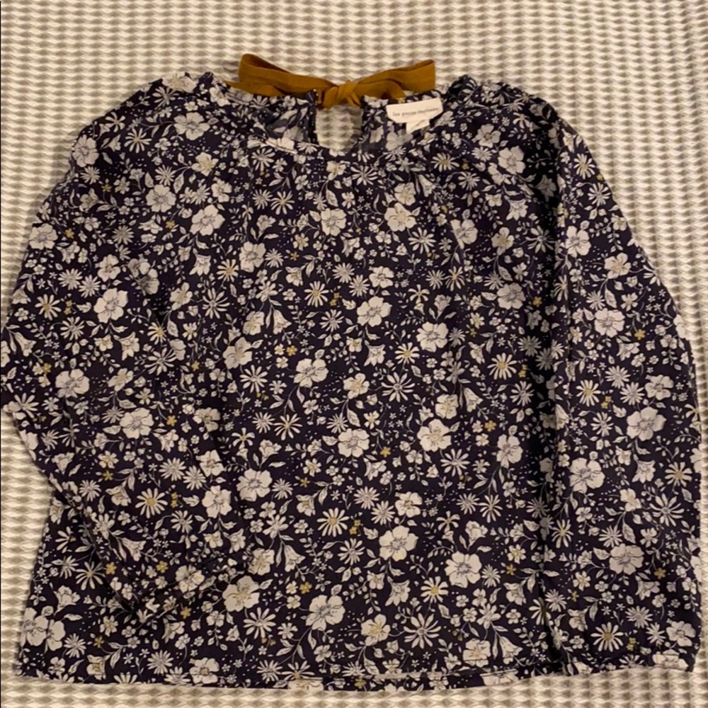 Liberty fabric blouse by Les Petits Carreaux